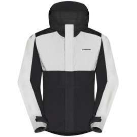 Stellar FiftyFifty Reflective Mens Waterproof Jacket black  silv  small