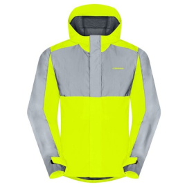 Stellar FiftyFifty Reflective Mens Waterproof Jacket black  silv  small