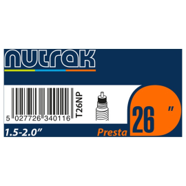 26 x 2.1 - 2.4 inch Schrader inner tube