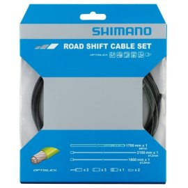 Road gear cable set, OPTISLICK, coated inners